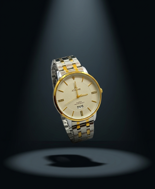 ATRONE Two-Tone Men’s Analog Watch (Date Version)