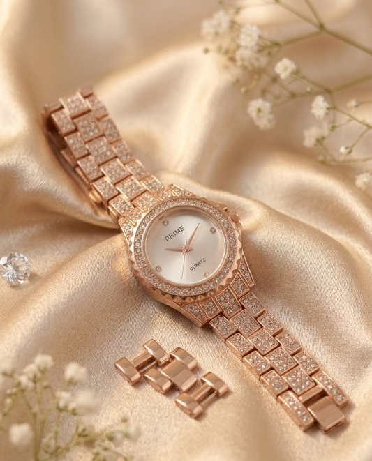 ÉLARA Royale Rose Gold Watch